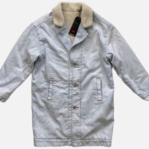 Levi's Levis Womens Nwt Denim Sherpa Lined Reversible Jacket Medium